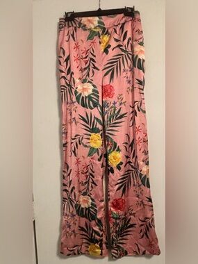 Rachel Zoe Floral Print Wide-Leg Jumpsuit in Pink